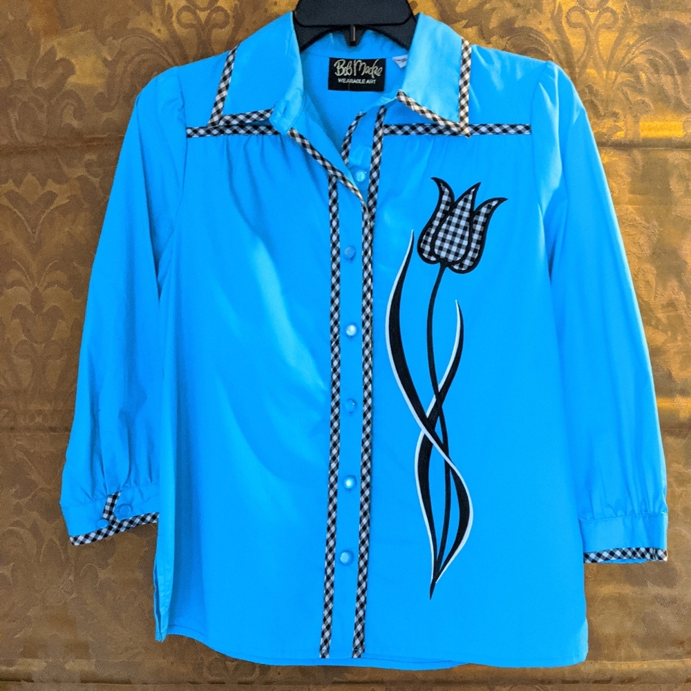 Bob Mackie Western Style Blouse
